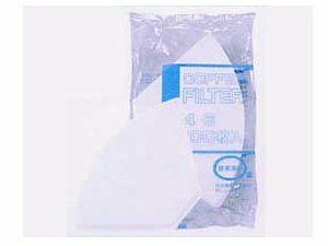 【bonmac/ボンマック】ペーパーフィルター 酸素漂白 4～6杯用 100枚入り NB-400S 816127