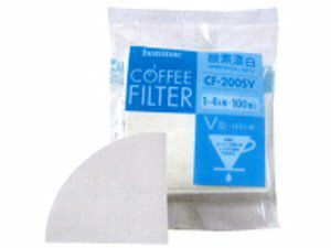 【bonmac/ボンマック】V型ペーパーフィルター 酸素漂白 1～4杯用 100枚入り CF-200SV 858318