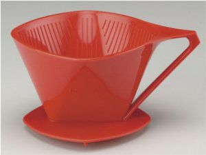 【bonmac/ボンマック】プラスチック製カラードリッパー 2～4杯用 レッド CD-2RE 812992