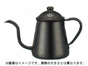 【販売終了】【takahiro/タカヒロ】細口ステンレス ドリップポット 0.9L 黒発色 874535