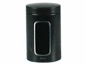 【販売終了】【brabantia/ブラバンシア】キャニスター Window1.4L ブラック