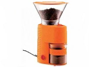【販売終了】【ボダム】ビストロコーヒーグラインダー オレンジ 10903-106JP