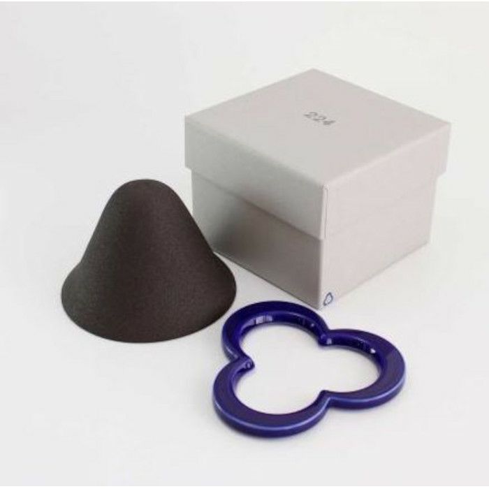 【224porcelain】セラミックコーヒーフィルター Coffe hat navy