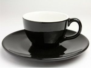 【販売終了】【クレマウェア】Cremaware カップ＆ソーサー 6oz（黒）