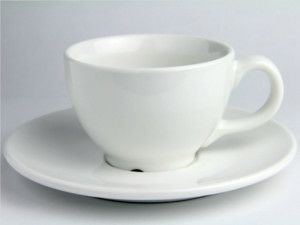 販売終了】【クレマウェア】Cremaware カップ＆ソーサー 6oz（白） | コーヒー用品ならFa Coffee