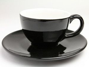 【販売終了】【クレマウェア】Cremaware カップ＆ソーサー 8oz（黒）