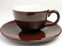 【販売終了】【クレマウェア】Cremaware カップ＆ソーサー 8oz（茶）