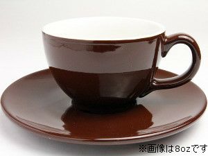 【販売終了】【クレマウェア】Cremaware カップ＆ソーサー 12oz（茶）