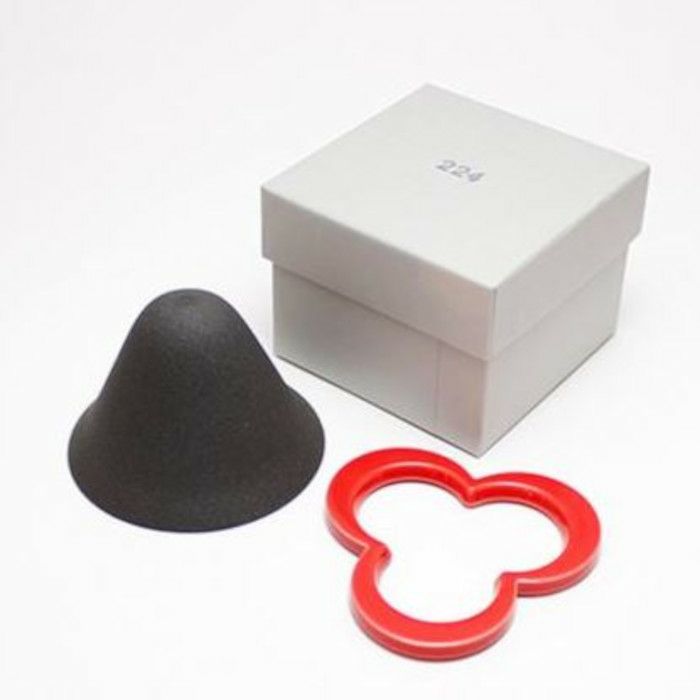【224porcelain】セラミックコーヒーフィルター Coffe hat red
