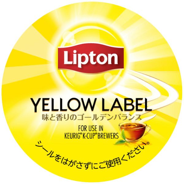 【キューリグ カプセル】リプトンイエローラベル（Kカップ）3.5g×12個入り