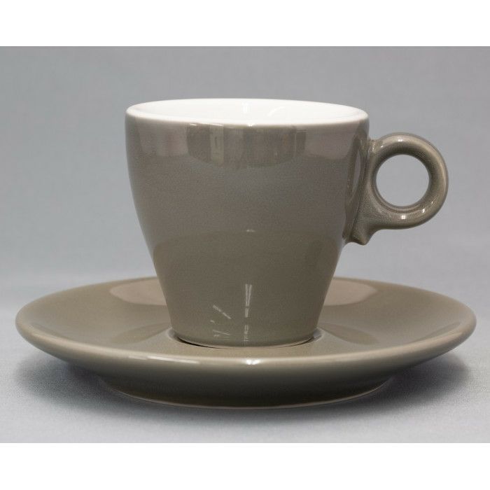 【販売終了】【FBCインターナショナル】オリジナル 有田焼 カプチーノ 椀皿 グレー