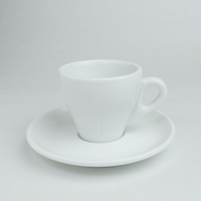 【販売終了】【FBCインターナショナル】国産 美濃 エスプレッソ碗皿　白