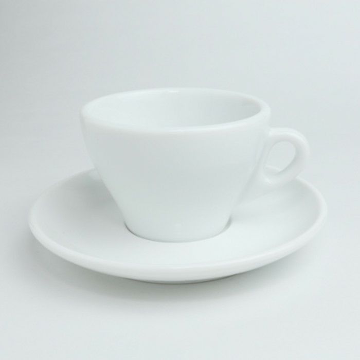 【FBCインターナショナル】国産 美濃 カプチーノ椀皿　白