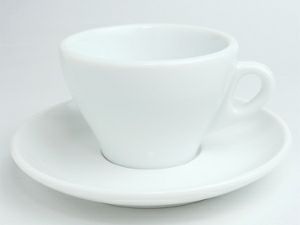 【FBCインターナショナル】国産 美濃 カプチーノ椀皿　白