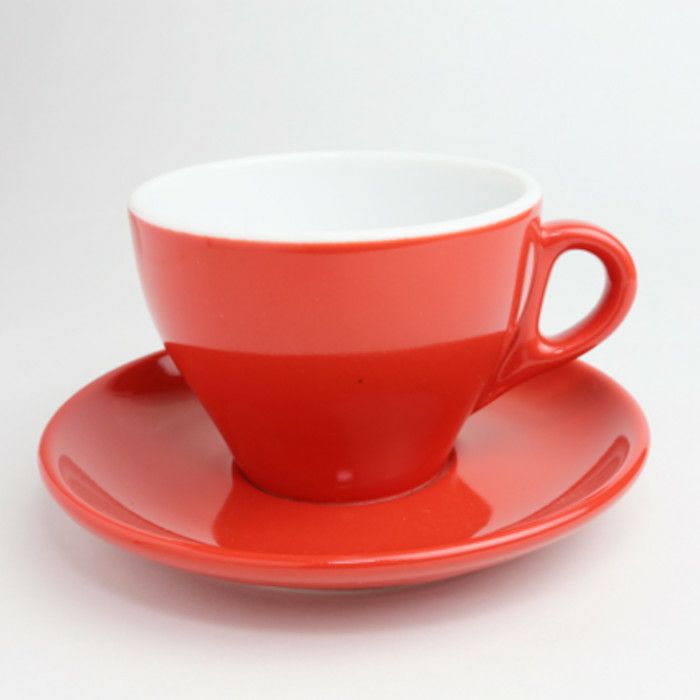 【FBCインターナショナル】国産 美濃 ラテ　椀皿　赤