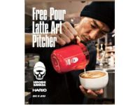 【販売終了】【ハリオ】澤田洋史 x HARIO 目盛り付きラテアートピッチャー 20oz. 赤