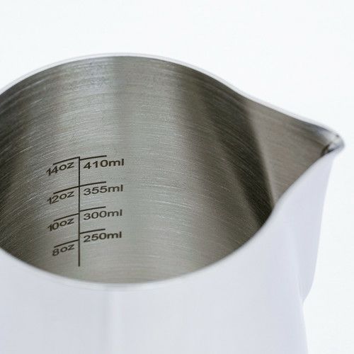 【販売終了】【Rhinowares】内側２ヶ所目盛り付き ラテアートピッチャー 20oz.