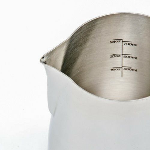 【販売終了】【Rhinowares】内側２ヶ所目盛り付き ラテアートピッチャー 32oz.