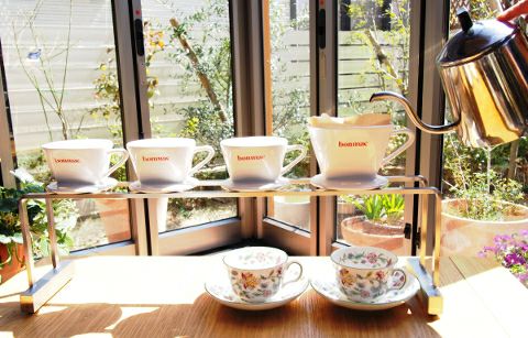 【NPS】コーヒードリッパースタンド ライト 幅広 長さ300mm×高さ140mm