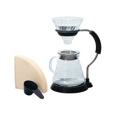 【hario/ハリオ】V60 アームスタンドガラスドリッパーセット VAS-8006-G