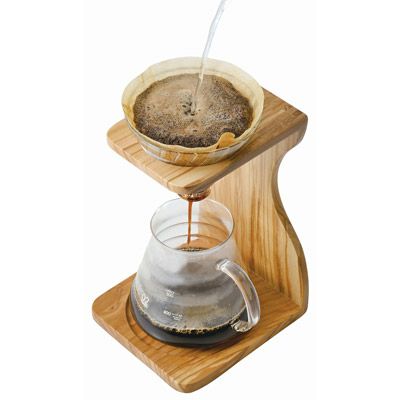 【hario/ハリオ】V60 オリーブウッドスタンドセット VSS-1206-OV