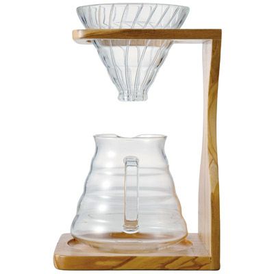【hario/ハリオ】V60 オリーブウッドスタンドセット VSS-1206-OV