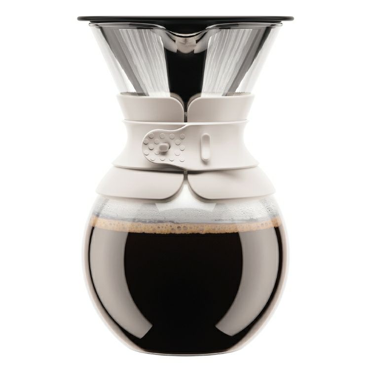 【販売終了】【bodum/ボダム】POUR OVER ドリップ式コーヒーメーカー 1.0L オフホワイト 11571-913