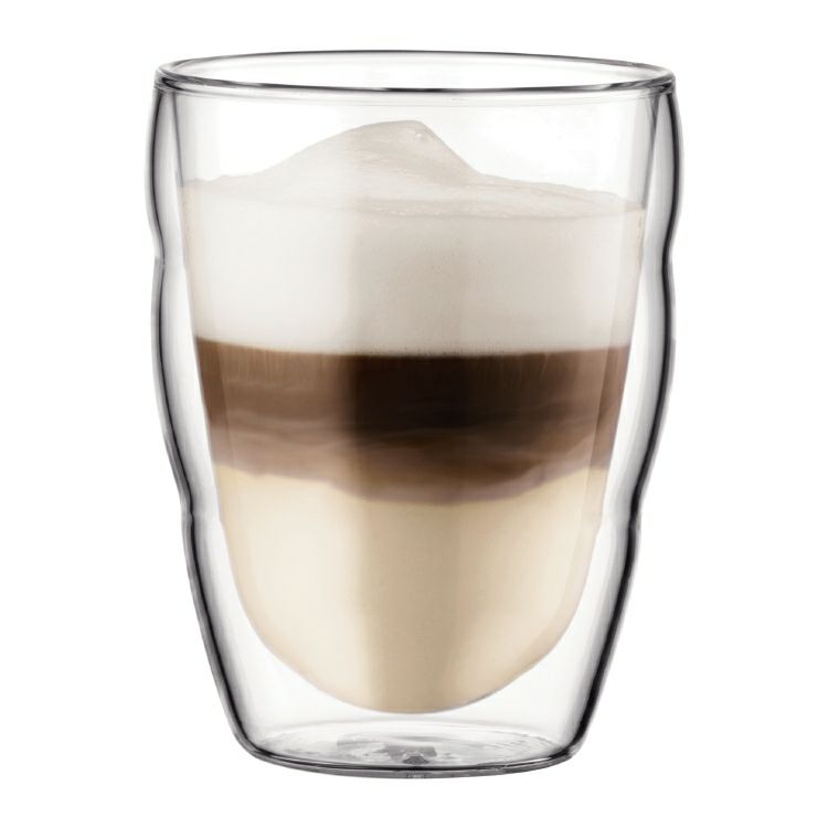 【bodum/ボダム】PLIATUS ダブルウォールグラス 0.25L（2個セット） 10484-10