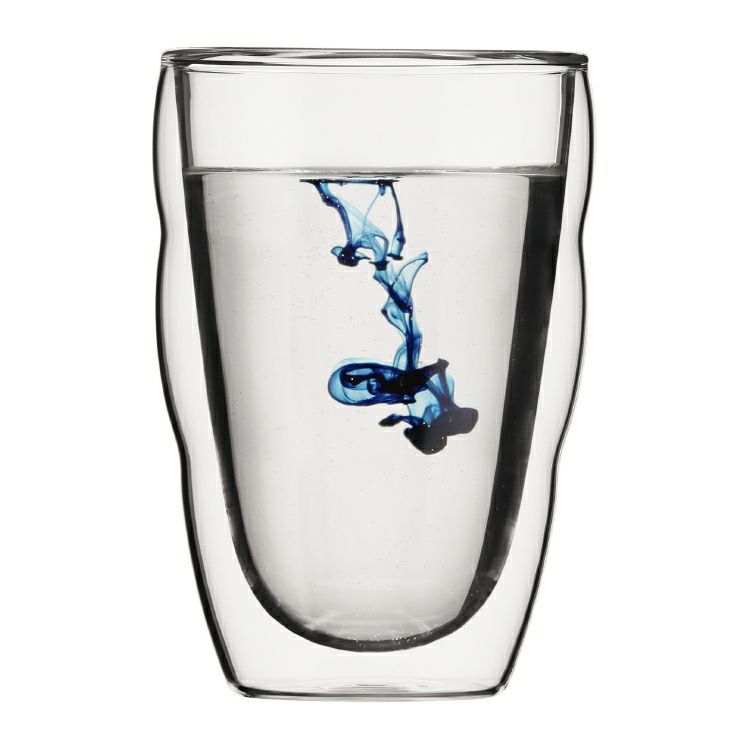 【bodum/ボダム】PLIATUS ダブルウォールグラス 0.35L（2個セット） 10485-10