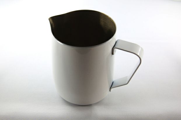 【販売終了】【ミルクピッチャー】RW 12oz. ピッチャー 外面のみ耐熱塗料焼付塗装 ホワイト