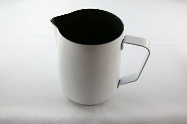 【販売終了】【ミルクピッチャー】RW 12oz. ピッチャー 外面耐熱塗料焼付塗装＋内面テフロン加工 ホワイト