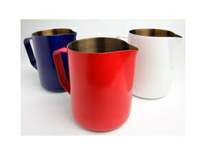 【販売終了】【ミルクピッチャー】RW 20oz. ピッチャー 外面のみ耐熱塗料焼付塗装 レッド