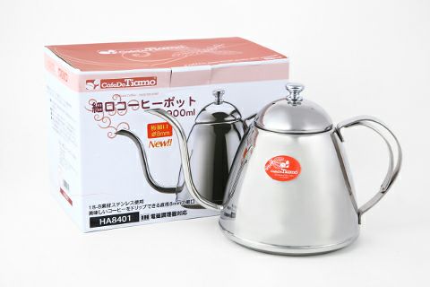 【販売終了】【Tiamo/ティアモ】IH・直火対応 細口ポット 900ml HA8401