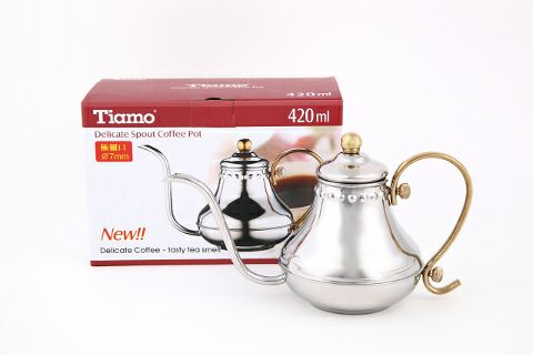 【販売終了】【Tiamo/ティアモ】IH対応 コーヒーポット 420ml HA8561