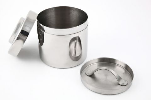 【販売終了】【Tiamo/ティアモ】ステンレスキャニスター 250g スプーン付 HG2802