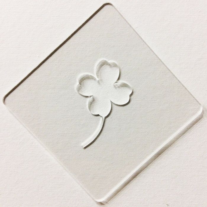 【atta】カフェアートステンシル　クローバー 2　LAS-0005