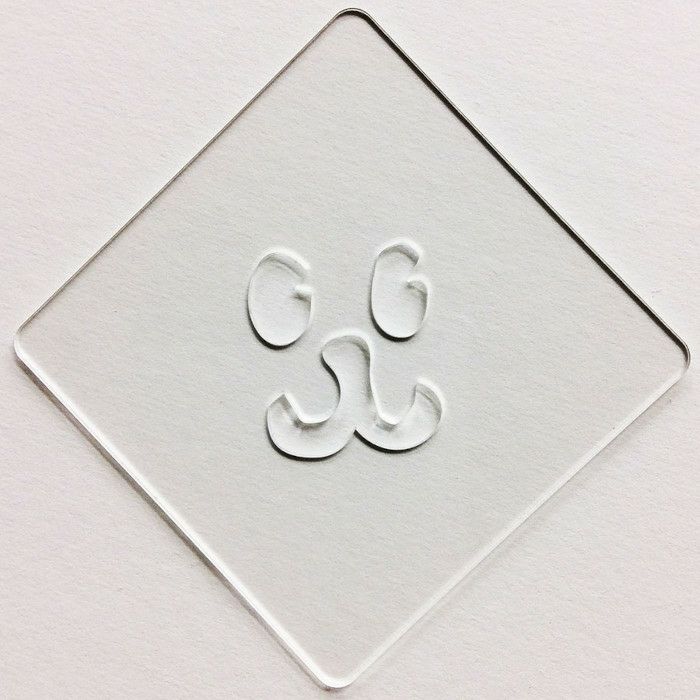 【atta】カフェアートステンシル　犬　LAS-0008