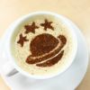 【atta】カフェアートステンシル　宇宙1　LAS-0009