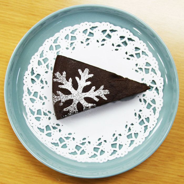 【atta】カフェアートステンシル　雪の結晶 1　LAS-0012