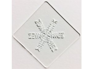 【atta】カフェアートステンシル　雪の結晶 3　LAS-0014