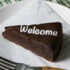 【atta】カフェアートステンシル　Welcome 1　LAS-0023