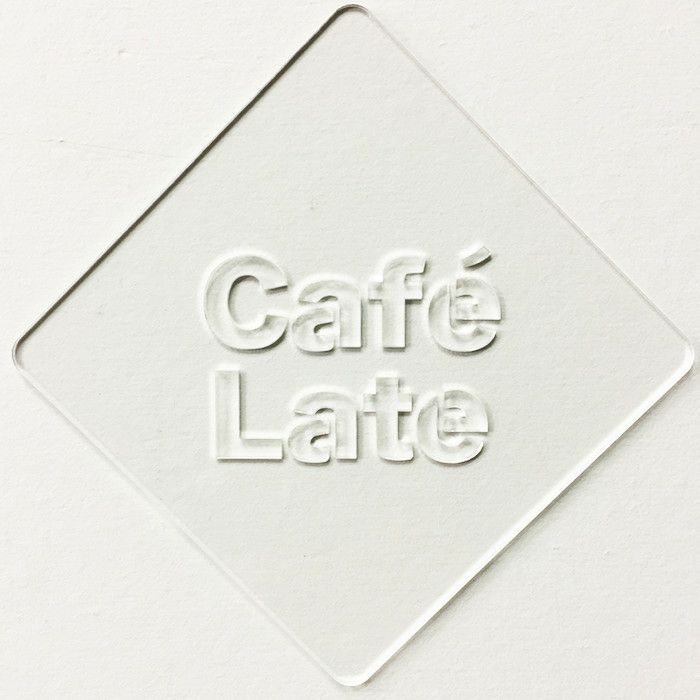 【atta】カフェアートステンシル　Cafe Late　LAS-0039