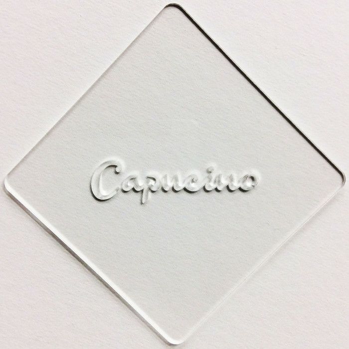 【atta】カフェアートステンシル　Capucino　LAS-0040