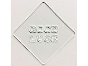 【atta】カフェアートステンシル　Good Luck　LAS-0048