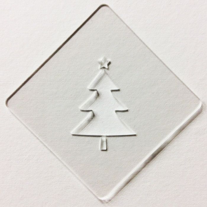 【atta】カフェアートステンシル　ツリー　クリスマス　LAS-0052
