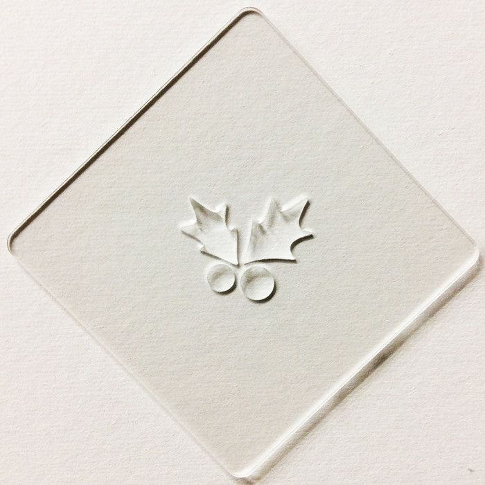 【atta】カフェアートステンシル　柊　クリスマス　LAS-0053