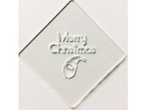 【atta】カフェアートステンシル　サンタクロース　クリスマス　LAS-0054