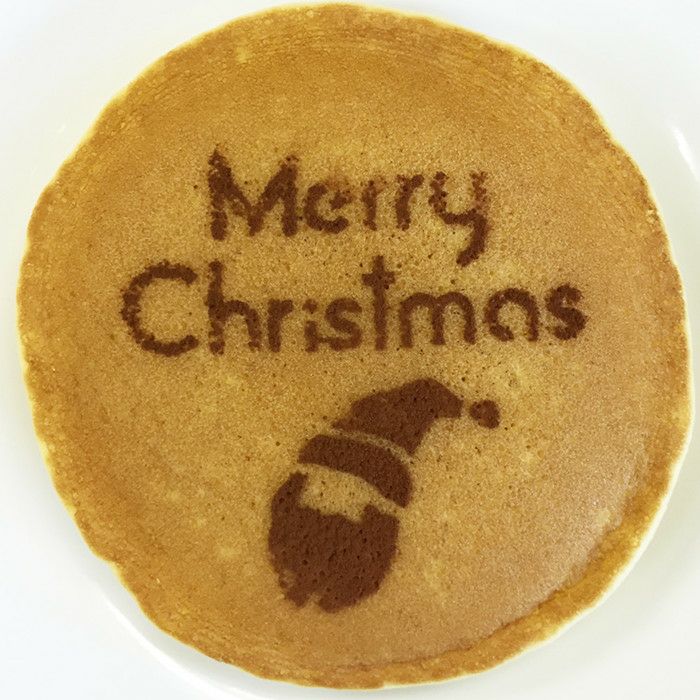 【atta】カフェアートステンシル　サンタクロース　クリスマス　LAS-0054