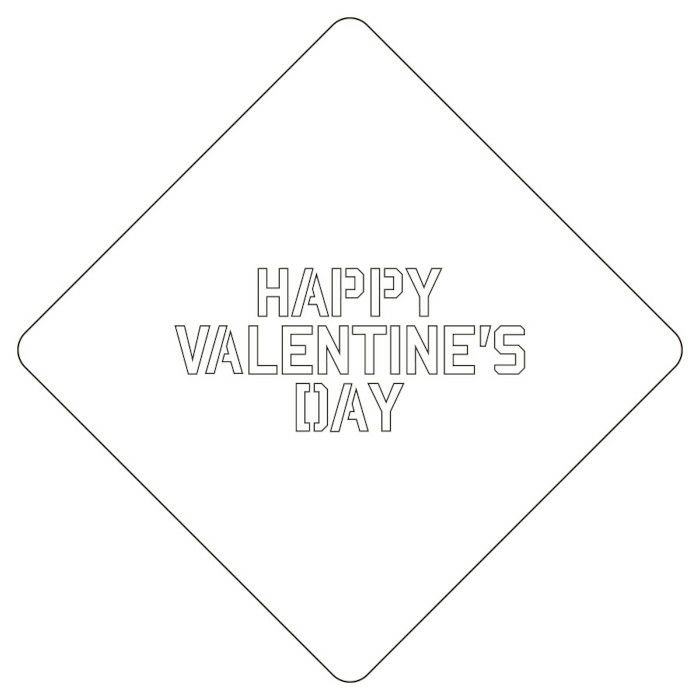 【atta】カフェアートステンシル　バレンタイン絵柄1　LAS-0060