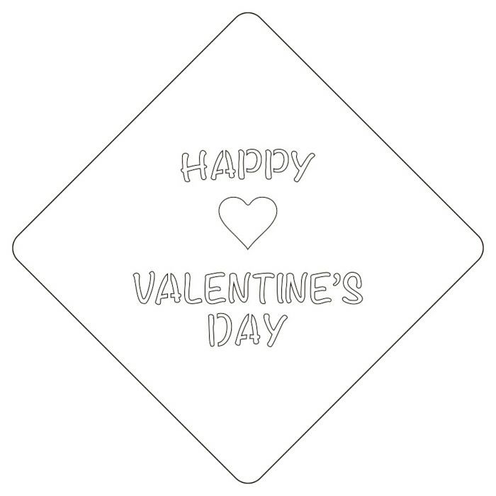 【atta】カフェアートステンシル　バレンタイン絵柄2　LAS-0061